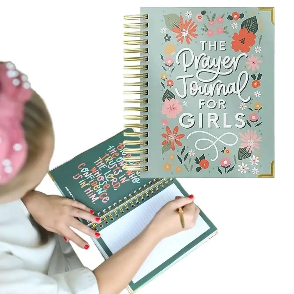 180 Pages The Prayer Journal Practice Gratitude Hard Cover A Daily Christian Journal Reduce Anxiety Journal Book for Teen Girls