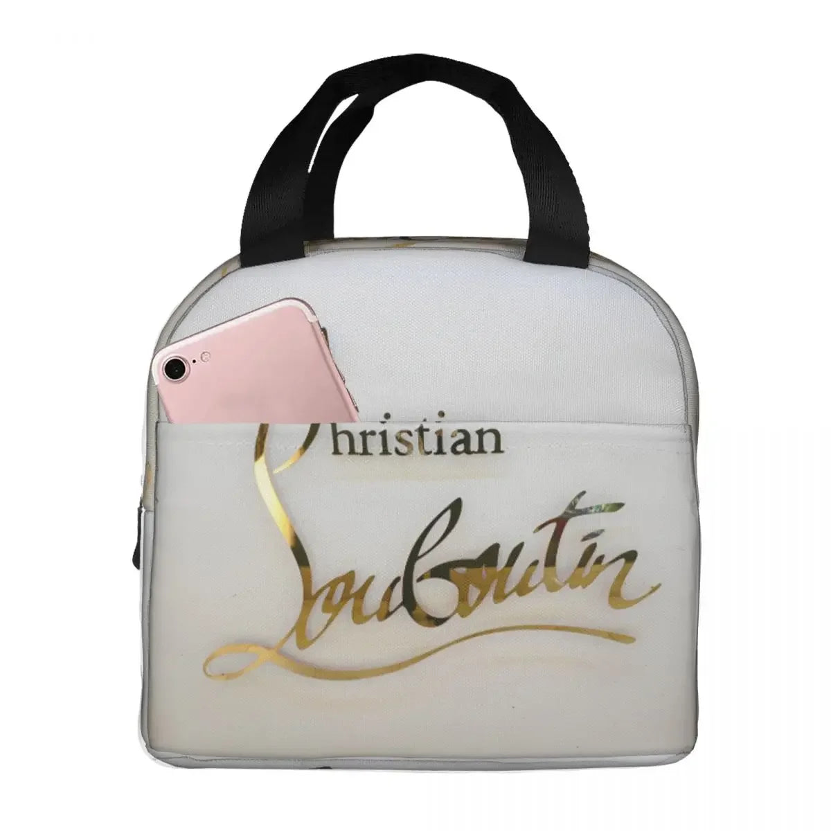 Christianed High Heels Louboutined Insulated Lunch Bags Cooler Bag Lunch Container Lady Beauty Lunch Box Tote School Outdoor