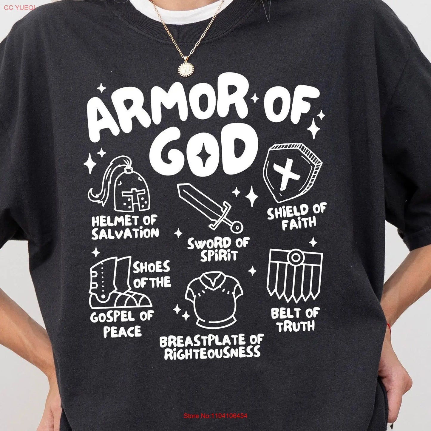 Armor of God Kids T Shirt Christian Toddler Jesus  long or short sleeves